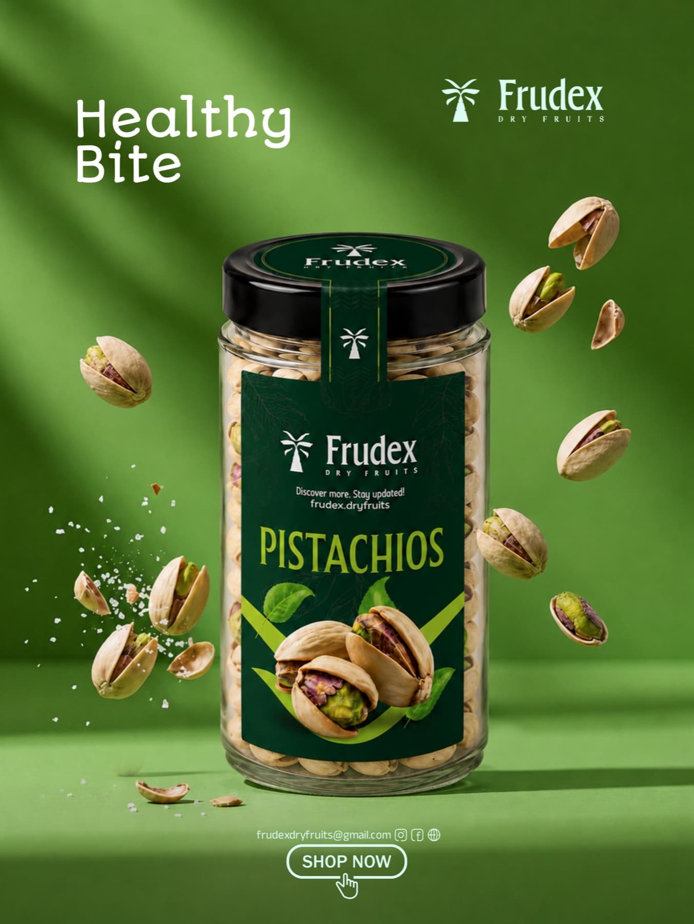 Frudex Pistachios — Packaging Design