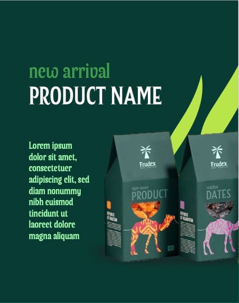 Frudex packaging advert