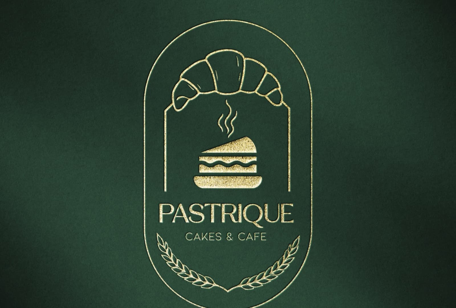 Pastrique Cakes & Cafe brand pattern